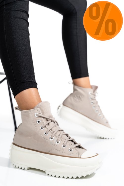 Converse, sneakers beige run star hike hi