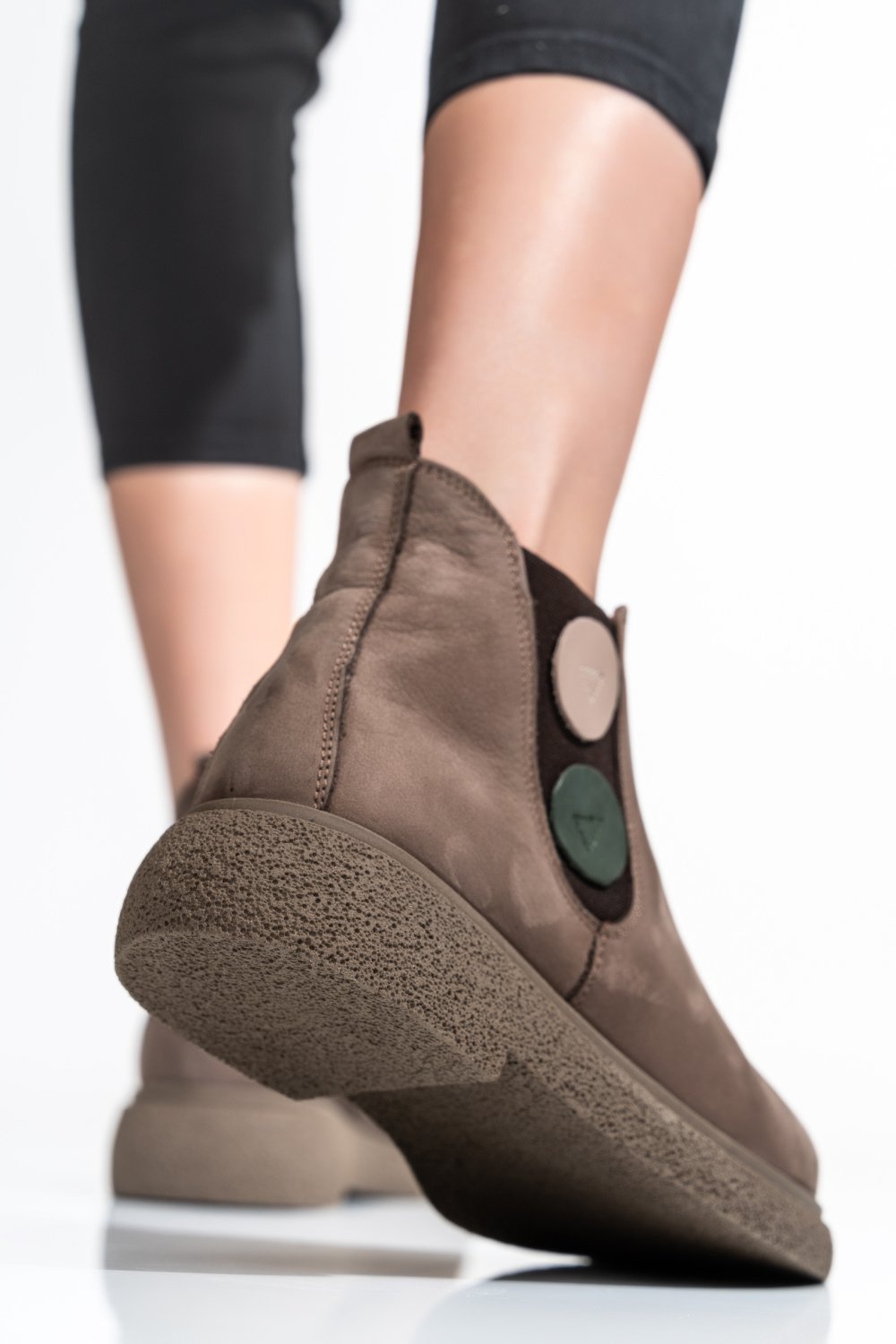 GHETE FEMEI PIELE NATURALA TAUPE 2S7732-003NBK