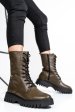 Ghete dama piele naturala khaki 2s7732-052np