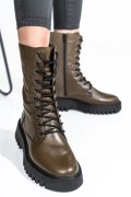 GHETE DAMA PIELE NATURALA KHAKI 2S7732-052NP