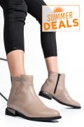 GHETE DAMA PIELE NATURALA BEJ 2S7732-006NP-NPK