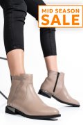 GHETE DAMA PIELE NATURALA BEJ 2S7732-006NP-NPK
