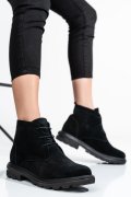 GHETE DAMA PIELE NATURALA INTOARSA NEGRE 2S7732-004SP