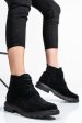 Ghete dama piele naturala intoarsa negre 2s7732-004sp