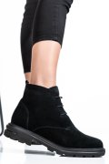 GHETE DAMA PIELE NATURALA INTOARSA NEGRE 2S7732-004SP