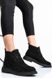 Ghete femei piele naturala negre 2s7732-001nbk