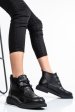 Ghete femei piele naturala negre 2s7732-001np