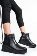 Ghete femei piele naturala negre 2s7732-023np