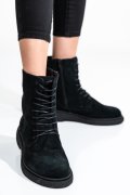 GHETE DAMA PIELE NATURALA INTOARSA NEGRE 2S7732-002SP