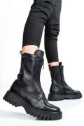 GHETE DAMA DE IARNA PIELE NATURALA NEGRE 2S7732-053NP
