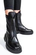 GHETE DAMA DE IARNA PIELE NATURALA NEGRE 2S7732-053NP