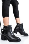 GHETE FEMEI PIELE NATURALA NEGRE 2S7732-025NP