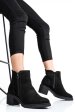 Ghete femei piele naturala negre 2s7732-026nbk