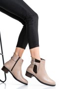 GHETE DAMA PIELE NATURALA BEJ 2S7732-008NP