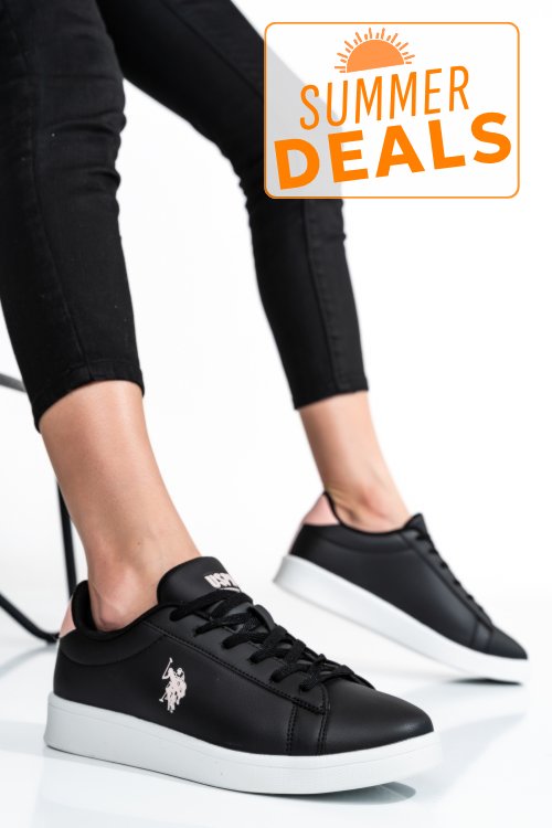 U.s. polo assn, pantofi sport black tibet