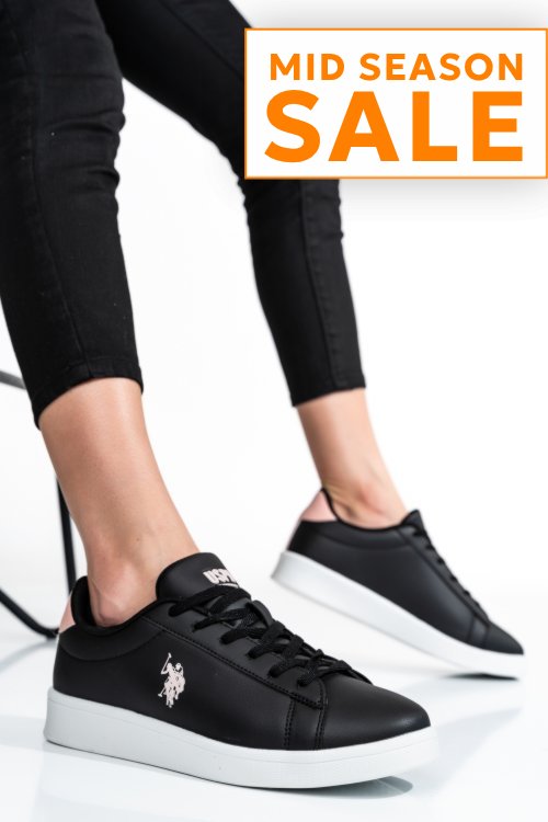 U.s. polo assn, pantofi sport black tibet
