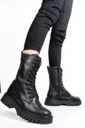 GHETE DAMA PIELE NATURALA NEGRE 2S7732-052NP