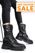 GHETE DAMA PIELE NATURALA NEGRE 2S7732-052NP