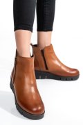 GHETE DAMA PIELE NATURALA MARO DESCHIS 2S7732-023NP