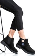 GHETE FEMEI PIELE NATURALA NEGRE 2S7732-003NBK