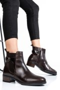 GHETE DAMA PIELE NATURALA MARO INCHIS 2S7732-008NP