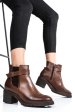 Ghete  dama inchis piele naturala maro 2s7732-025np