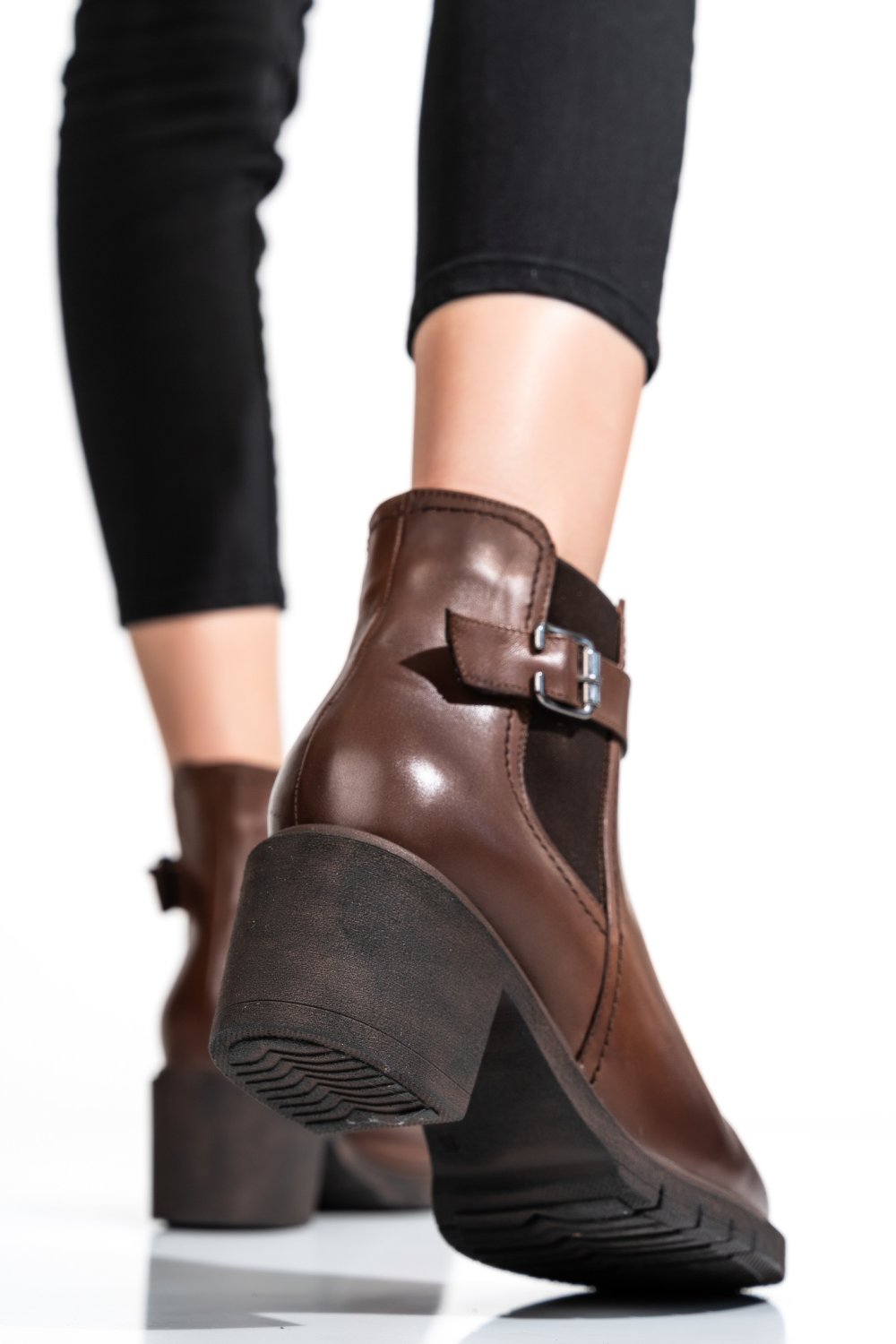 GHETE  DAMA INCHIS PIELE NATURALA MARO 2S7732-025NP