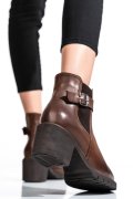 GHETE  DAMA INCHIS PIELE NATURALA MARO 2S7732-025NP