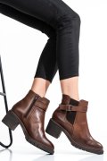 GHETE  DAMA INCHIS PIELE NATURALA MARO 2S7732-025NP