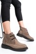 Ghete dama piele naturala taupe 2s7732-001nbk