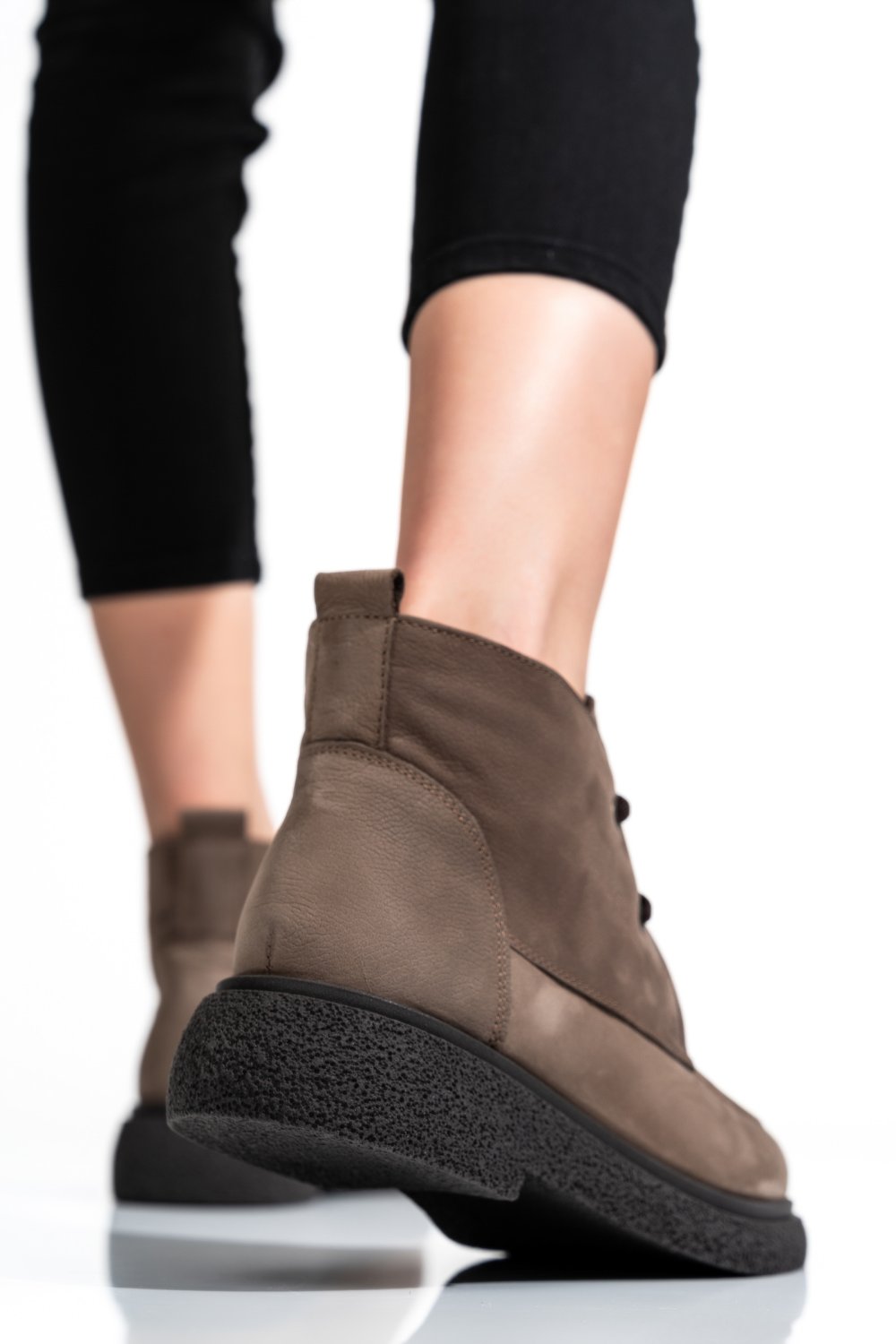 GHETE DAMA PIELE NATURALA TAUPE 2S7732-001NBK