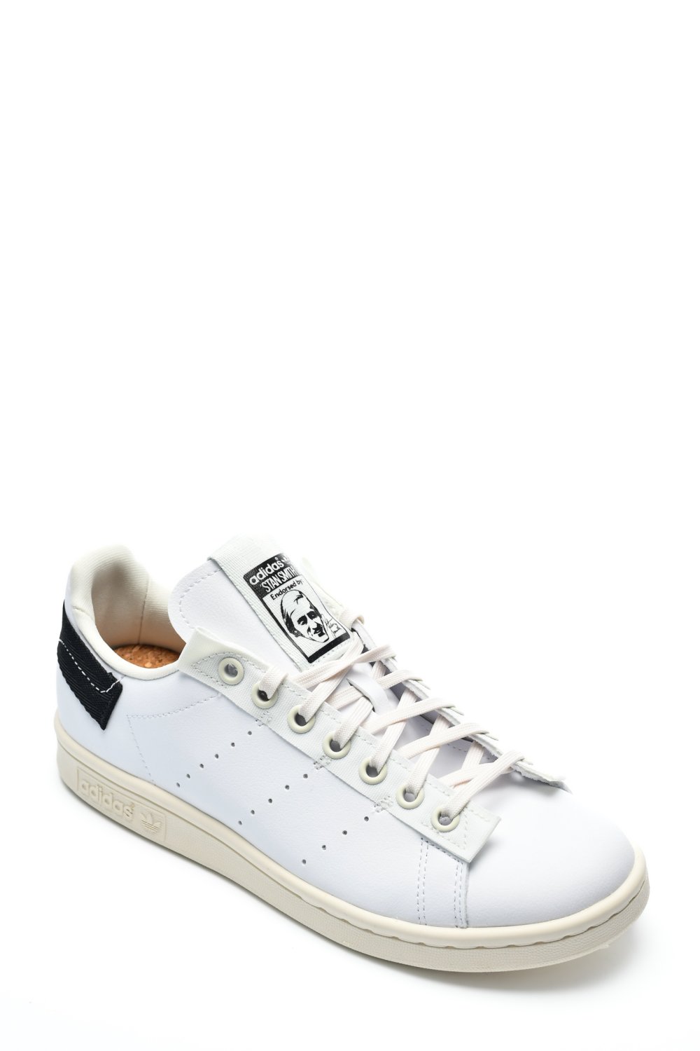 ADIDAS, PANTOFI SPORT WHITE BLACK STAN SMITH PARLEY