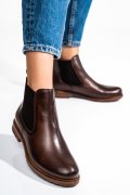 GHETE DAMA PIELE NATURALA MARO INCHIS BS77ELIN