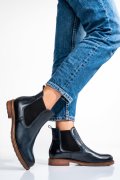 GHETE DAMA PIELE NATURALA BLEUMARIN  BS77ELIN
