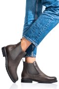 GHETE GREY BLACK DAMA PIELE NATURALA BS77ELIN