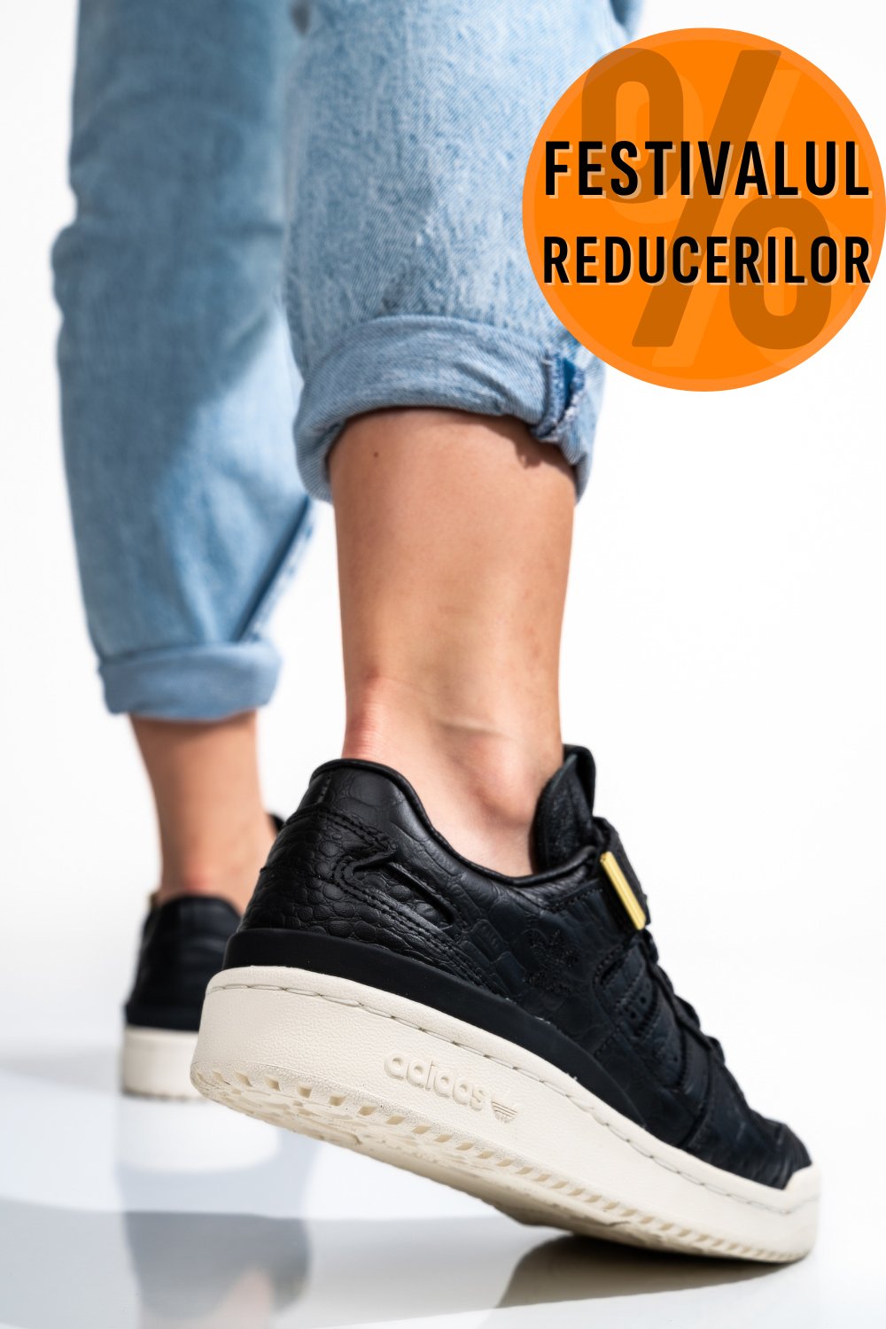 ADIDAS, PANTOFI SPORT BLACK FORUM 84 LOW