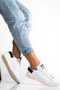 ADIDAS, PANTOFI SPORT WHITE BLACK STAN SMITH PARLEY