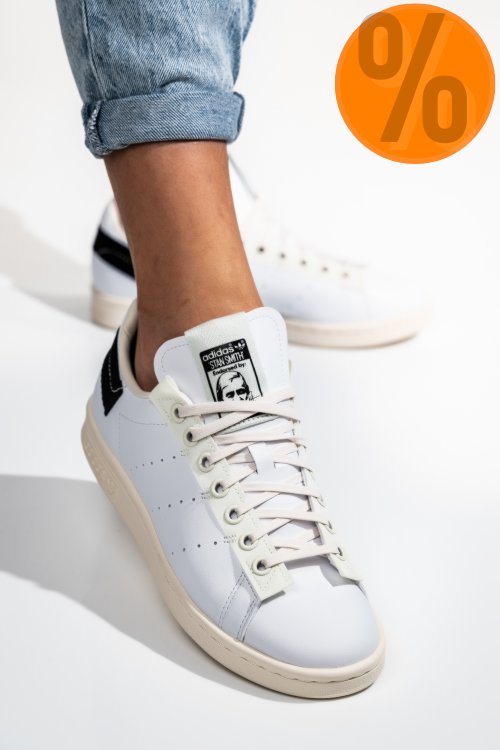 Adidas, pantofi sport white black stan smith parley