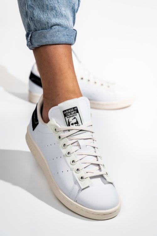 Adidas, pantofi sport white black stan smith parley