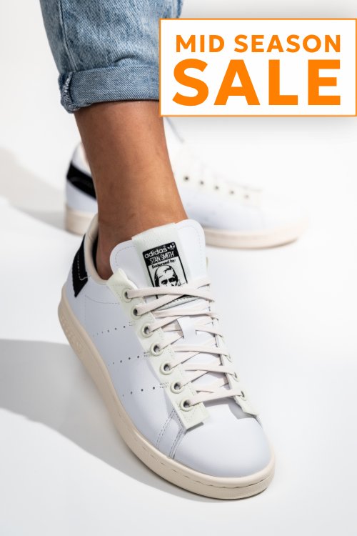 Adidas, pantofi sport white black stan smith parley