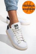 ADIDAS, PANTOFI SPORT WHITE BLACK STAN SMITH PARLEY