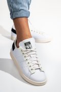 ADIDAS, PANTOFI SPORT WHITE BLACK STAN SMITH PARLEY
