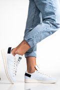 ADIDAS, PANTOFI SPORT WHITE BLACK STAN SMITH PARLEY