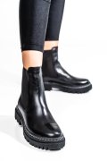 GHETE FEMEI PIELE NATURALA NEGRE VB063204
