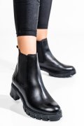 GHETE FEMEI PIELE NATURALA NEGRE VB083204