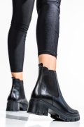 GHETE FEMEI PIELE NATURALA NEGRE VB083204