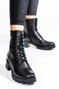 GHETE DAMA PIELE NATURALA NEGRE VB083201