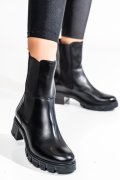GHETE FEMEI PIELE NATURALA NEGRE VB083202