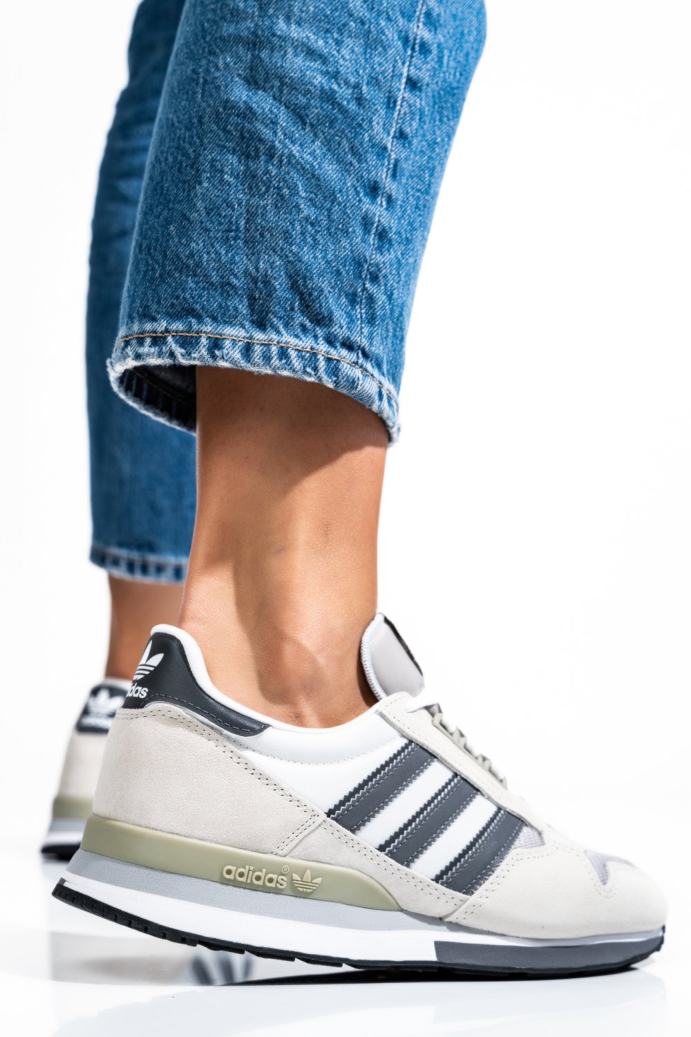ADIDAS, PANTOFI SPORT BEIGE ZX500