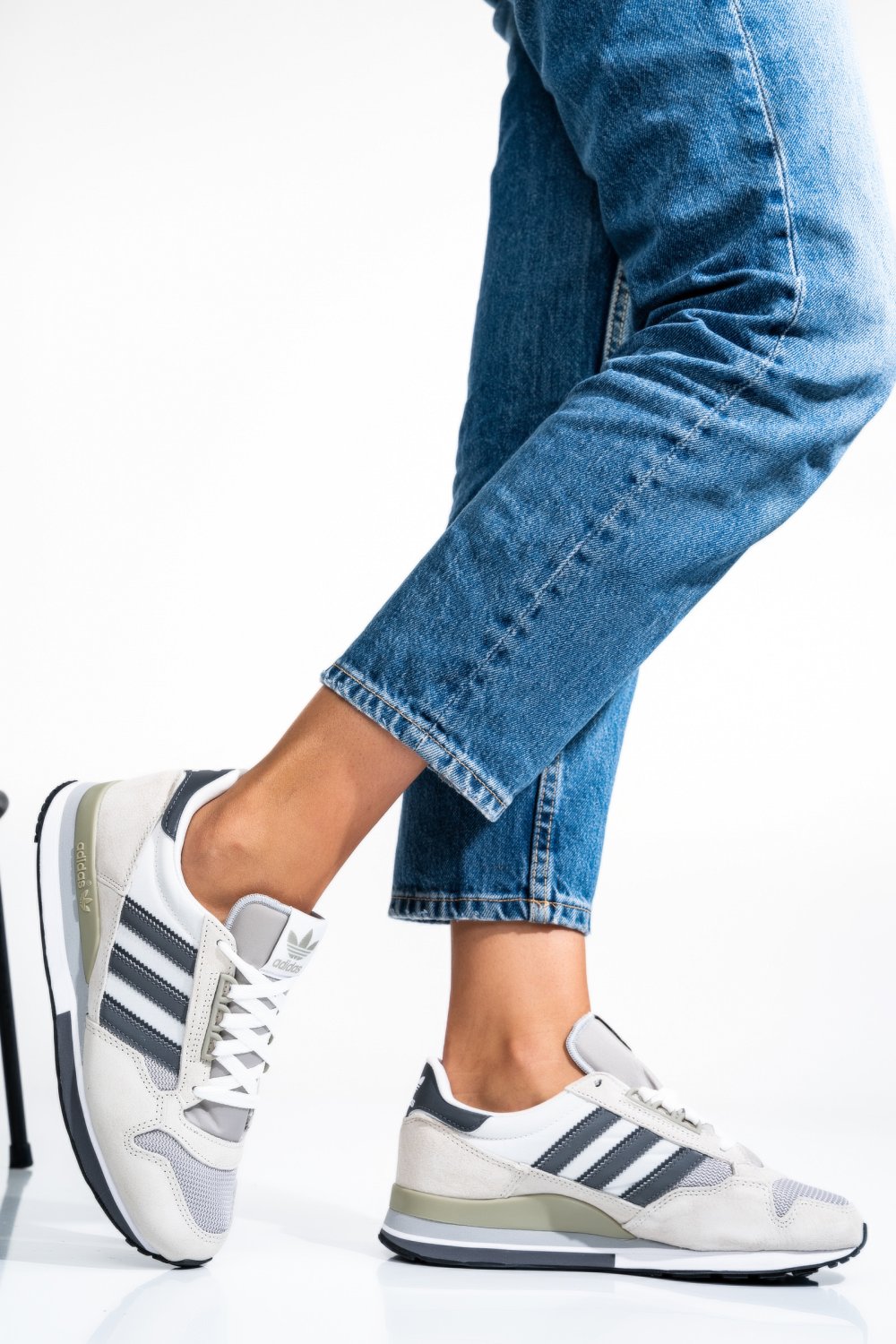 ADIDAS, PANTOFI SPORT BEIGE ZX500